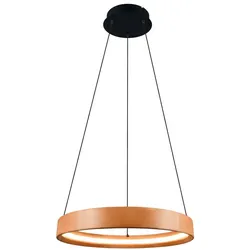 Trio LED-Pendelleuchte Lynwood Holz Braun