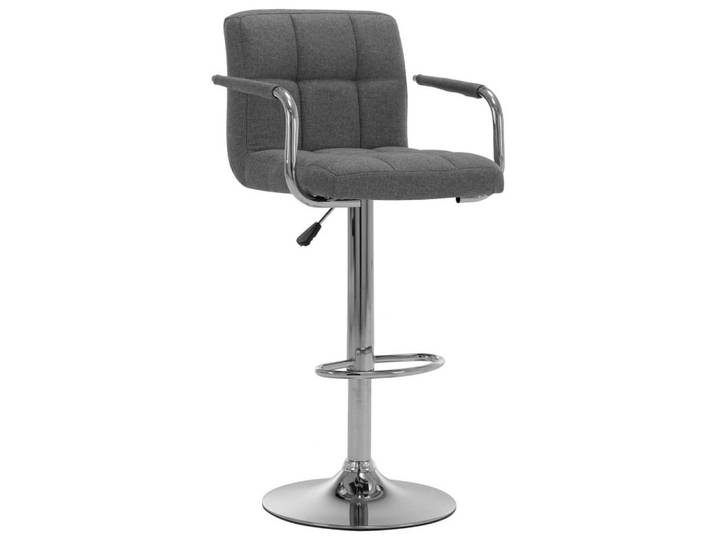 vidaXL Barhocker Barhocker Hellgrau Stoff (1 St)