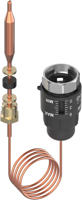 Danfoss thermo. Stellantrieb 003L3887 mit Standardfühler (TR) für PTC2+P