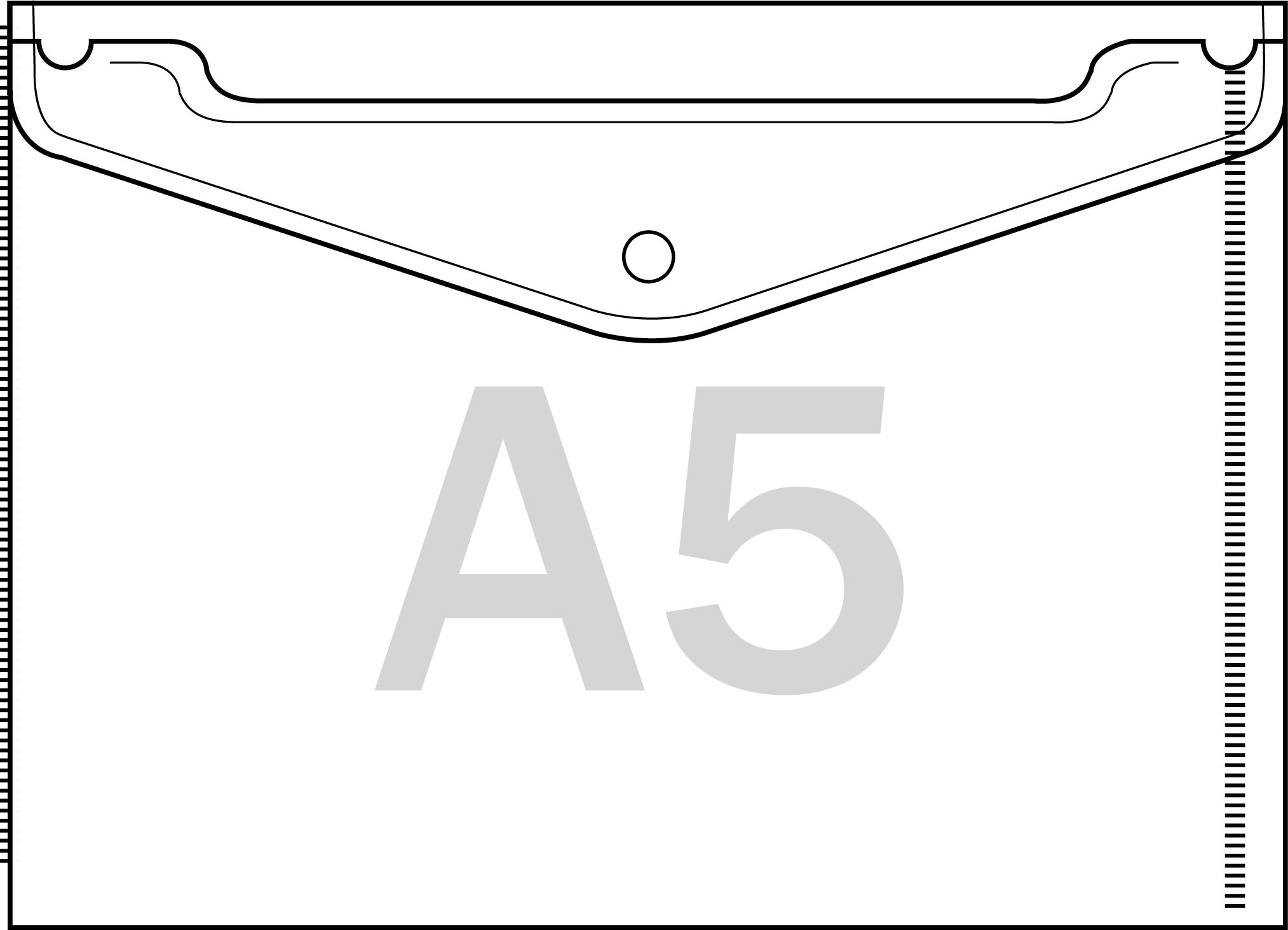SPRINTIS 10 Unità - Buste portadocumenti per contenuto A5, plastica PP 180 µm, trasparente