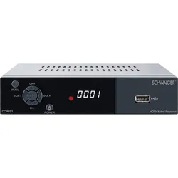 Schwaiger DCR621 (DVB-C, CI-Schacht, CI+-Schacht), TV Receiver, Schwarz