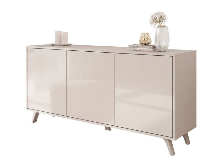 Lookway Kommode SANAYI in Kaschmir auf Kunststofffüßen, 154x40x72 cm