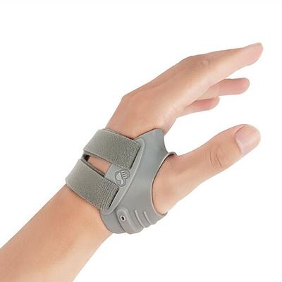 CMC-Daumenorthese zur Linderung von Arthritis-Schmerzen, Daumenstabilisator und -unterstützung bei CMC-Gelenkschmerzen bei Arthrose, verstellbar und bequem, große linke Hand