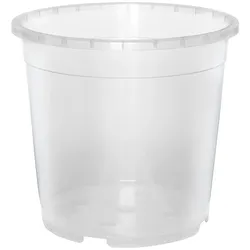Geli 20x Orchideentopf Transparent Blumengefäß Garten Terrassentopf Balkonbox Pflanze