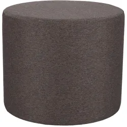 RONDO - Sitzwürfel / Pouf braun H: 42 cm D: 50 cm