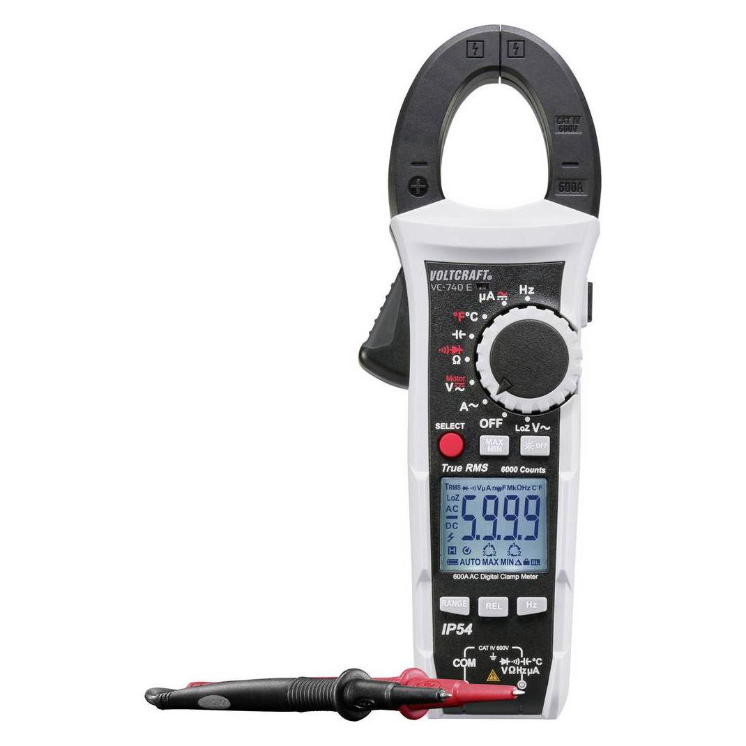 Voltcraft Stromzange (CAT IV 600V, Hand-Multimeter) (VC-740 E)
