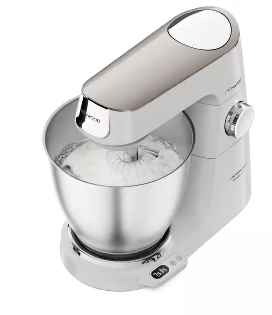 xKenwood Haushaltsgeräte Kenwood KVL65.001WH Titanium Chef Baker XL Küchenmaschine Weiß