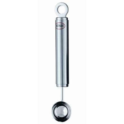 Kugelausstecher RÖSLE, silber (edelstahlfarben), Ø:3cm, Edelstahl 18/10, Kochlöffel, Ausstecher für Obst und Gemüse, spülmaschinengeeignet, Edelstahl 18/10