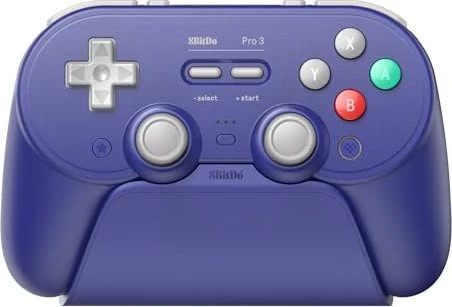 8BitDo Pro 3 Bluetooth Gamepad - Purple - Nintendo Switch / PC