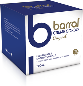 Barral Creme Gordo Emoliente Pele Seca Original Boiao 200ml