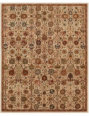 "Regents Halls Area Rug by Mohawk Home in Cream (Size 2'6""X 8')"