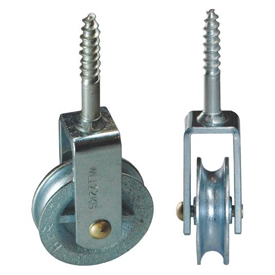 HBS Waschseilrolle 5000 Nut 9 mm Grauguss verzinkt Halterung Stahl verzinkt (63087)