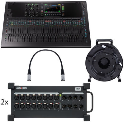 Allen & Heath QU-7 Stagebox Bundle Schwarz