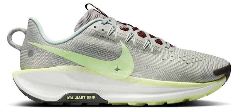Nike Pegasus Trail 5 Light Silver College Grey Dark Team Red Barely Volt - EU 45.5