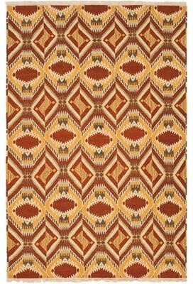 SAFAVIEH Couture Hand-knotted David Easton Lanette Modern Wool Rug with Fringe