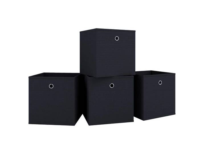 Faltbox-Set Boxas 4-tlg. Schwarz