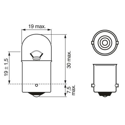 BOSCH Glühlampe, Blinkleuchte Glühlampe Pure Light 1 987 301 022 für LAND