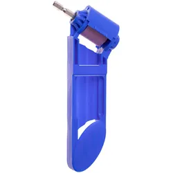 Tragbarer Bohrerschärfer – blau