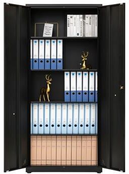 GREATPLANINC Rust-Proof Home OfficeTall File Cabinet, Lockable Storage Cabinet with Magnetic Doors & 4 Adjustable Shelves