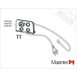 Marantec Netzkabel, 230 V, komplett, Dynamic vario DC