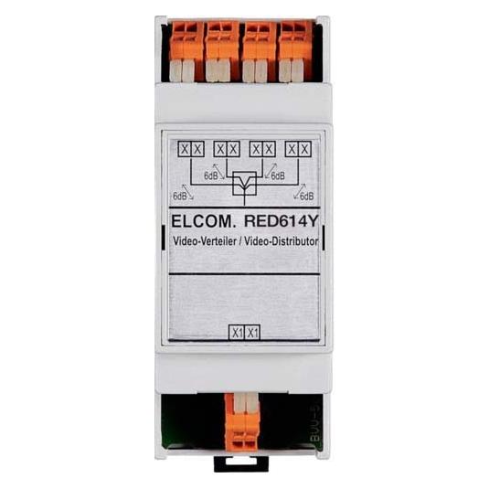 Elcom Videoverteiler 4fach 2Draht REG (RED614Y) (RED614Y)