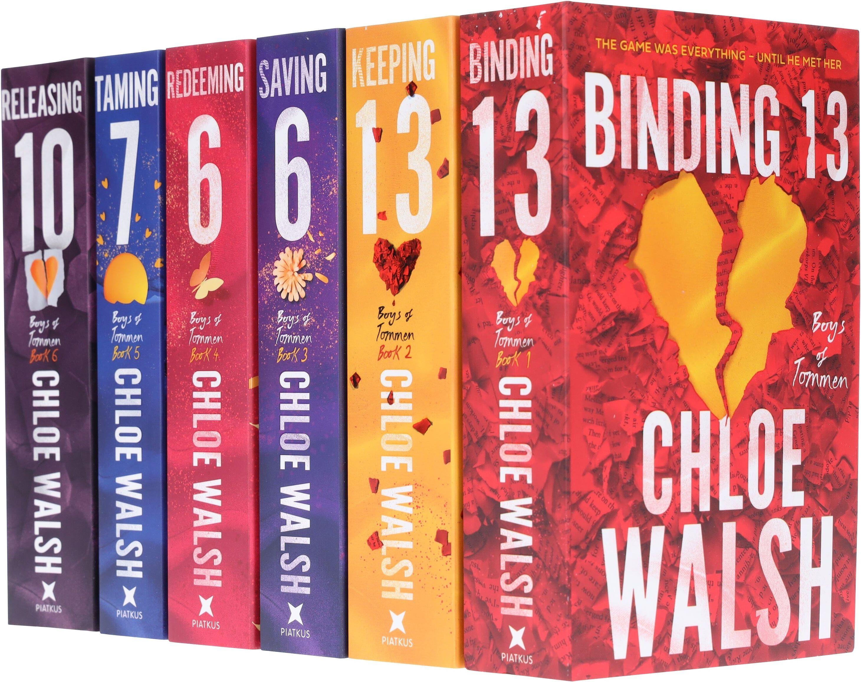 Boys of Tommen Series By Chloe Walsh 6 Books Collection Set - Fiction - Paperback Hachette