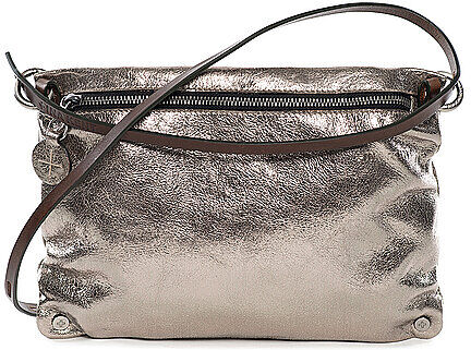 INA KENT Ledertasche - Umhängetasche MOONLIT Ed. 1 silber EG