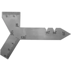 Universal-Schleiflehre mit Winkeln 120°, 90°, 60° und 55°
