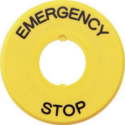 Idec HAAV-27 HAAV-27 Bezeichnungsschild EMERGENCY STOP 1St.