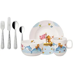 KINDERGESCHIRR Happy as a Bear bunt 7er Set