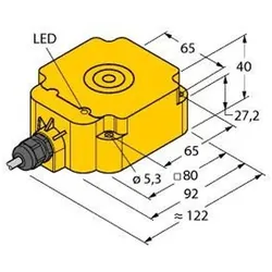 Turck Sensor BI50-Q80-Y1X
