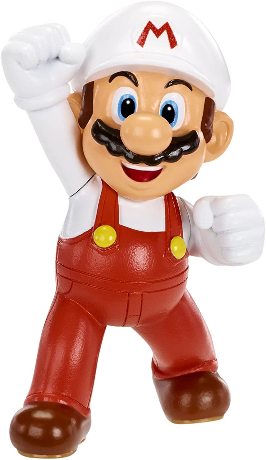 Jakks Pacific Nintendo Super Mario vuur-thema verzamelobject, 6 cm