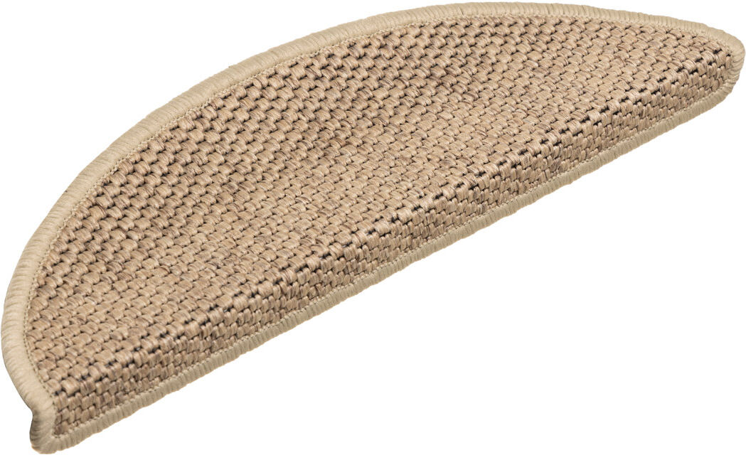 Hykkon Shellson Non-Slip Stair Tread Brown 21cm x 65cm