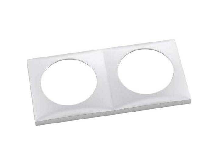 Hager Frame met 2 posities, mat chroom