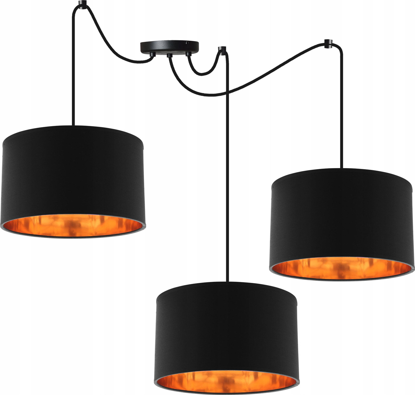 LightHome Spider-Stijl Hanglamp met Centrale Led-Verlichting in Goud