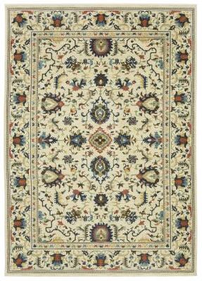 Style Haven Federica Bohemian Border Ivory/ Multi Fringe Edge Area Rug