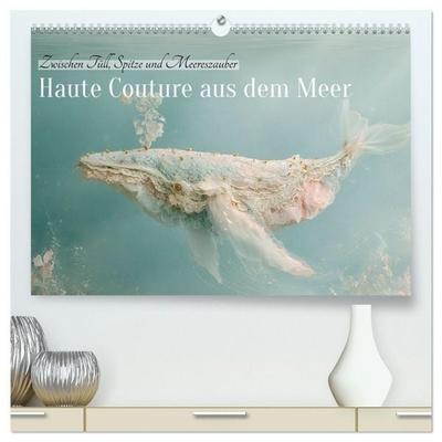 Haute Couture aus dem Meer (hochwertiger Premium Wandkalender 2027 DIN A2 quer), Kunstdruck in Hochglanz