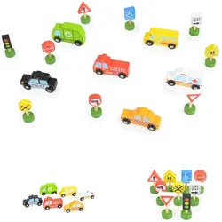 Tooky Toy Spielzeugautos 16-teilig TKF050