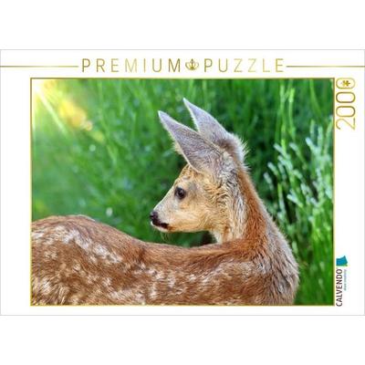 CALVENDO Puzzle Ein Motiv aus dem Kalender Rehkitze, zierliche Schönheiten mit großen, sanften Augen | 2000 Teile Lege-Größe 90 × 67 cm Foto-Puzzle