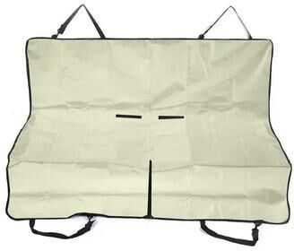 Uplifted Finds Heavy Duty 600D Oxford Dog Car Seat Cover High Performance Waterproof SUV Cargo Liner & Pet Carrier beige