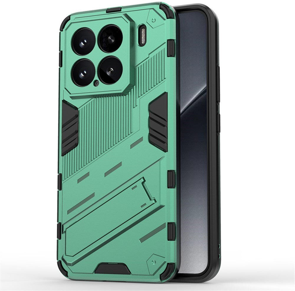 Xiaomi 15 - EIDERWOOD Håndværker Cover m. Kickstand - Grøn