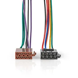 Nedis ISO-Adapter-Kabel - ISO Kompatibilität: Standard - 0.15 m - Rund - PVC - Box