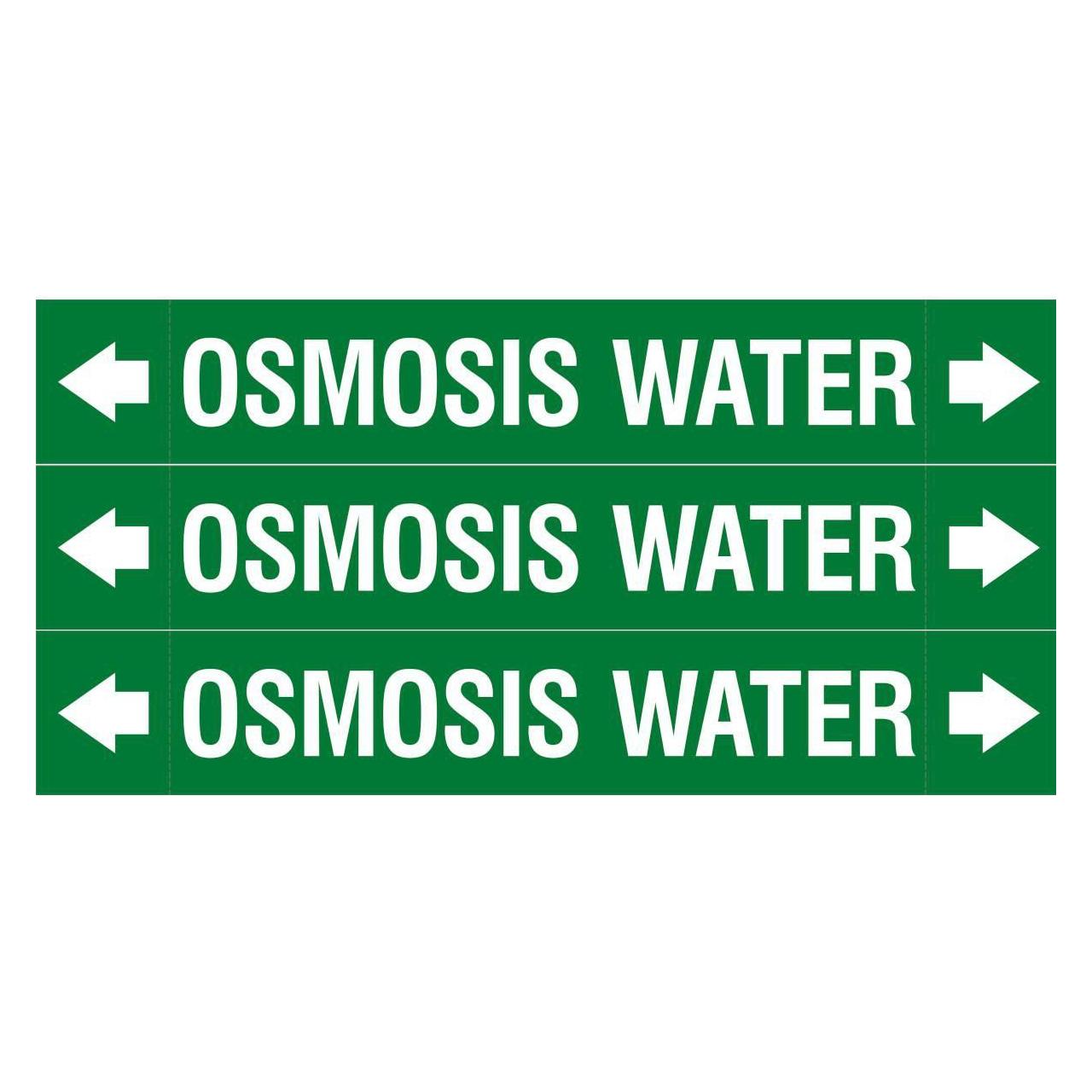 Brady ASME - Rohrmarkierer - Osmosis Water (ASMEPM-37X230MM-OSMOSIS WATER)