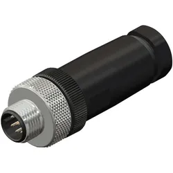 RS PRO M12 Rundsteckverbinder Buchse zur Kabelmontage, 8-polig 2A IP67, Elektronikkabel + Stecker
