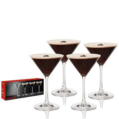 Spiegelau Lifestyle 4-delige set martiniglazen van kristalglas, 220 ml