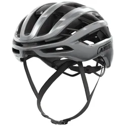 ABUS Fahrradhelm AirBreaker 2.0 | Graphite Silver | Größe S