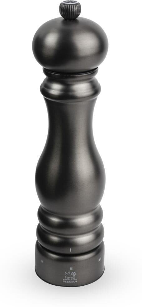 Peugeot Paris chef moulin à sel manuel en inox, carbone, u'select, 22 cm - Gris 22x22cm