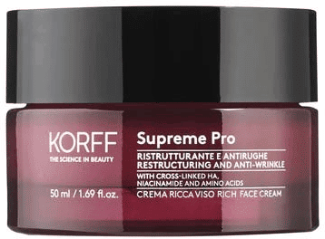 Korff Supreme Pro Crema Ricca Viso Ristrutturante e Antirughe Per Pelle Secca 50 ml