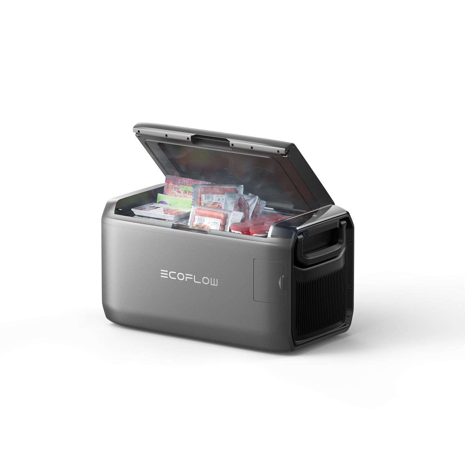 EcoFlow 35L Tragbare Kühl- und Gefrierbox - 25 Min. Schnellgefrierfunktion, AC/Solar/Auto, 43 Std. netzunabhängige, für Camping, Roadtrips und Angeln