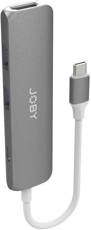 Joby USB C Hub with HDMI 4K, 2 USB-A 3.0 sockets, USB C PD, USB Multi-socket, USB Hub, New